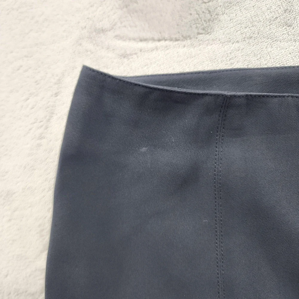 Vintage Jones New York Skirt Womens 16 Blue High Waist Flare Hem Trumpet Lined